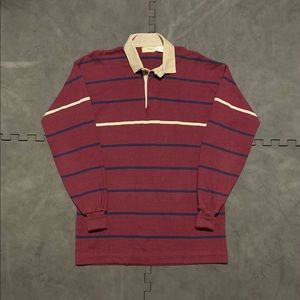 Vintage 90s L.L Bean Stripe Rugby Shirt